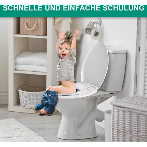 Universeller Kinder-WC-Sitz - Töpfchentrainer für alle Toiletten (Junge)