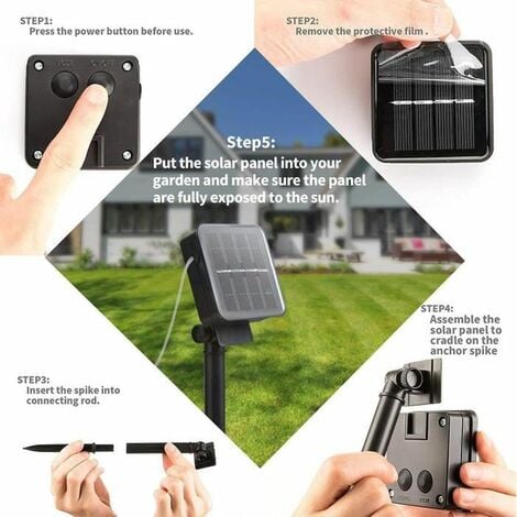 Solar Lichterkette 30 LEDs, SDLOGAL, Außen- und Innenbereich 6.5 M 8 Modes IP65 Wasserdicht Gartenlaube Buntes Licht