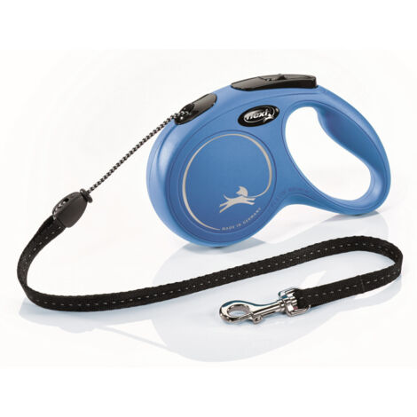 Laisse New Classic M Cord 5 m blue Flexi CL20C5-251-BL-20
