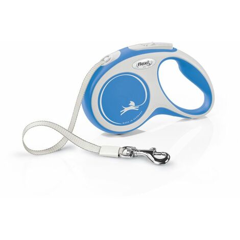 Laisse New Comfort S Tape 5 m blue Flexi CF10T5-251-BL-20
