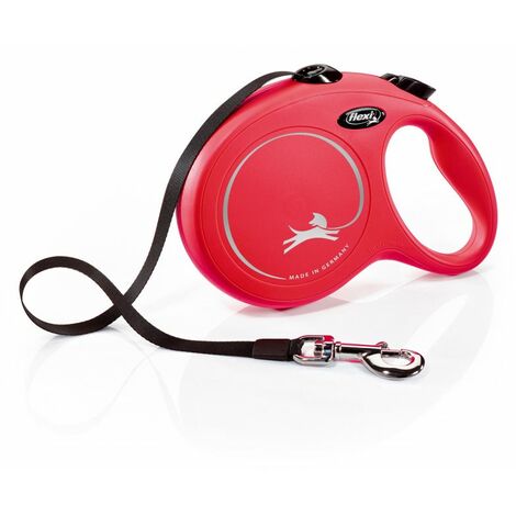 Laisse New Classic L Tape 8 m red Flexi CL30T8-251-R-20