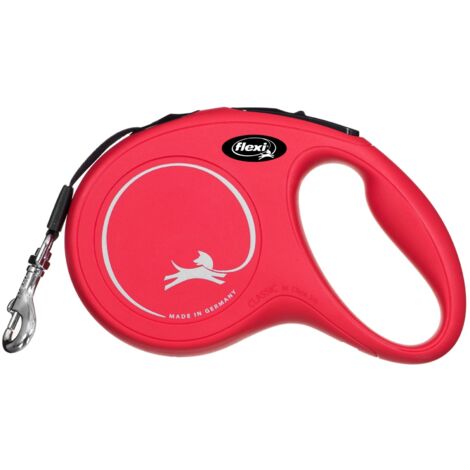 Laisse New Classic S Tape 5 m red Flexi CL10T5-251-R-20