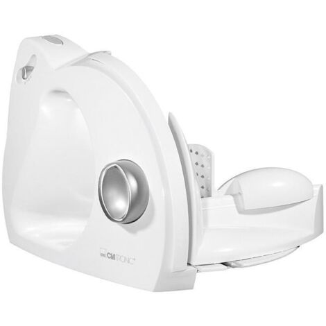 Clatronic AS 2958 Trancheuse à saucisson jambon pain electrique 180W Blanc
