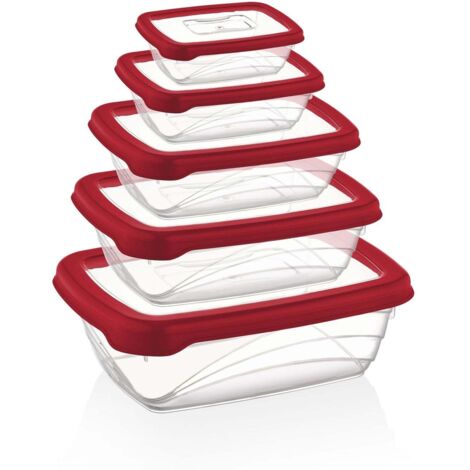 Herzberg 5 pieces bio saver box set rouge (1/5)