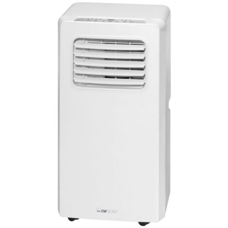Climatiseur Mobile Clatronic 7000 BTU 3-en-1 - Refroidissement, Déshumidification, Ventilation - Classe A, Télécommande, évacuation Incluse