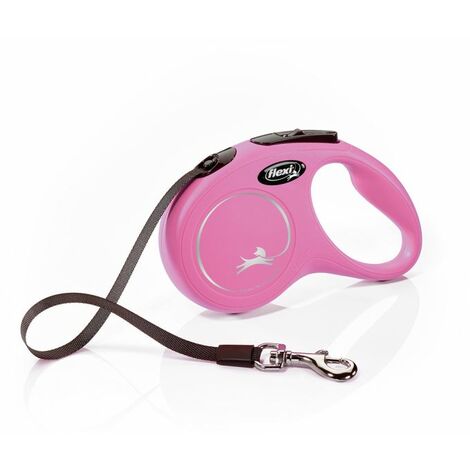 Laisse New Classic S Tape 5 m pink Flexi CL10T5-251-P-20 (1/3)
