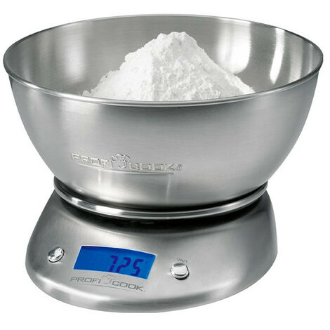 Profi-cook PC-KW 1040 balance de cuisine inox 5 kg