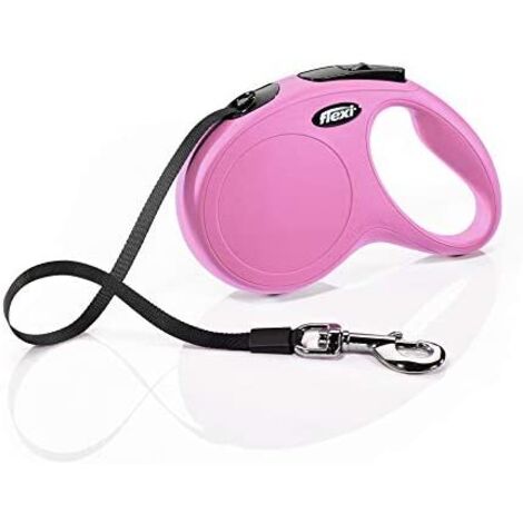 Laisse New Classic M Tape 5 m pink Flexi CL20T5-251-P-20