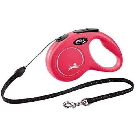 Laisse New Classic S Cord 5 m red Flexi CL10C5-251-R-20