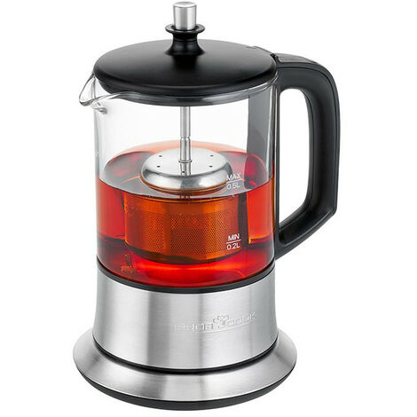 Bouilloire électrique 501165 – Acier inoxydable – Capacité 0,5L – Réglage température 70/80/90/100°C – Maintien au chaud – Proficook