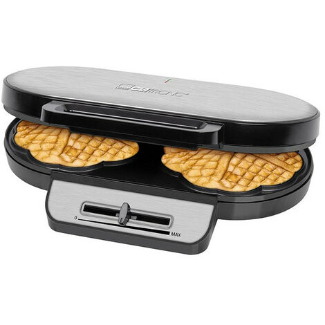 Gaufrier 2 plaques Caltronic WA 3745 Noir
