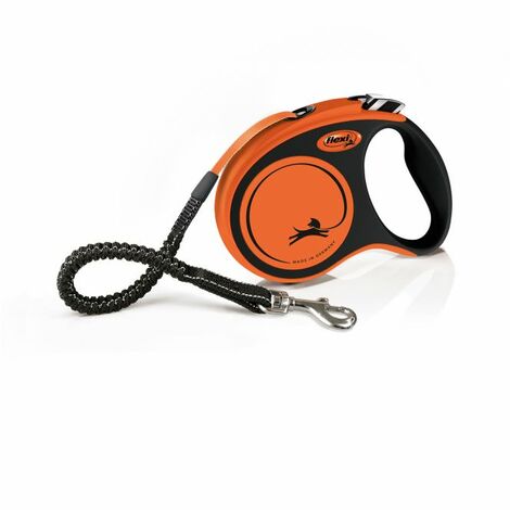 Laisse Xtreme S Tape 5m orange Flexi XT10T5-251-OR