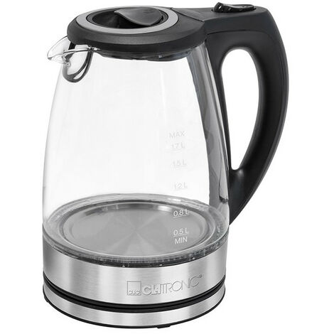Bouilloire électrique en verre 1,5L 2200W Clatronic WKS 3744G