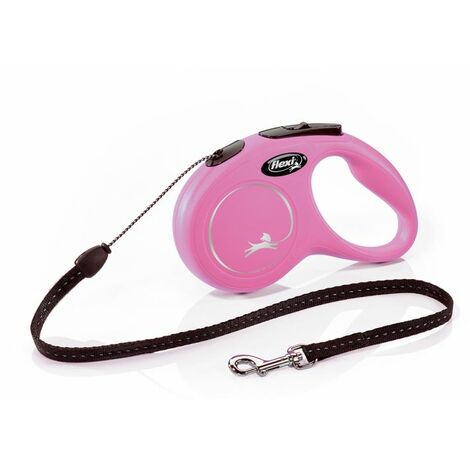 Laisse New Classic S Cord 5 m pink Flexi CL10C5-251-P-20