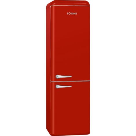SCHNEIDER CONSUMER SCB300V Réfrigérateur-congélateur Autoportante 304 L E Rouge