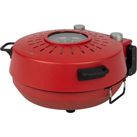 Machine à Pizza 1200W rouge Clatronic PM3787-Rouge