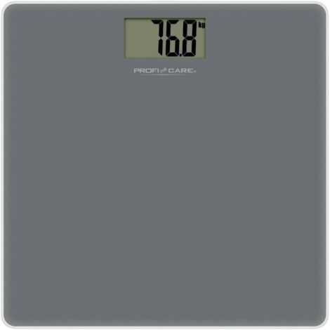 Pèse-personne électronique avec écran LCD ProficareGris PC-PW3122-Gris (1/3)