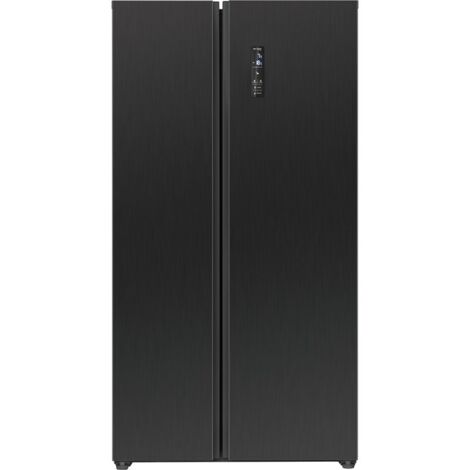 Réfrigérateur américain 442L – Congélateur 151L – Total no frost – Système MultiAirflow – Écran LED tactile – SBS7344NOIR – Bomann