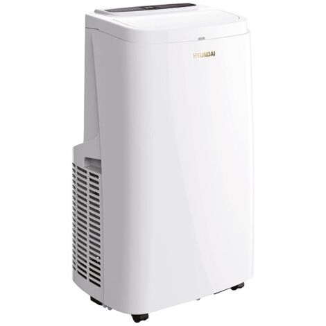 Climatiseur mobile réversible Hyundai Blanc Classe A chaud froid Hyundai 12000 BTU
