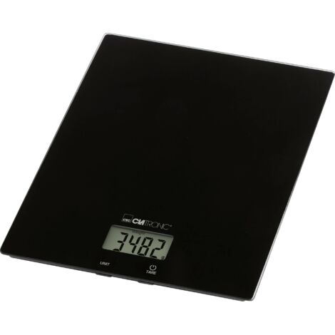 Balance de cuisine en verre Noir Clatronic KW3820-Noir (1/5)