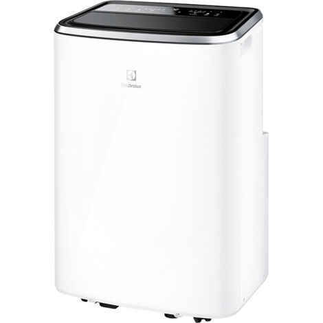Electrolux – Climatiseur mobile silencieux 9000 BTU Classe A – 3-en-1 : climatiseur, déshumidificateur, ventilateur – Niveau sonore 64 dB – EXP26U338CW (1/5)