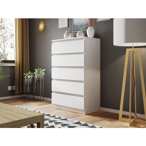 Cassettiera Comfivo 231, Bianco, Con cassetti, 112x70x40cm