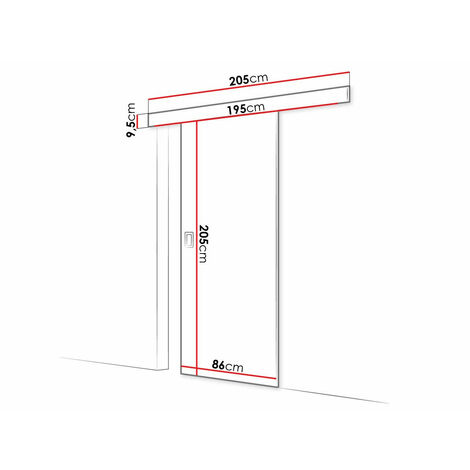 Porte scorrevoli Dover 168, Craft quercia