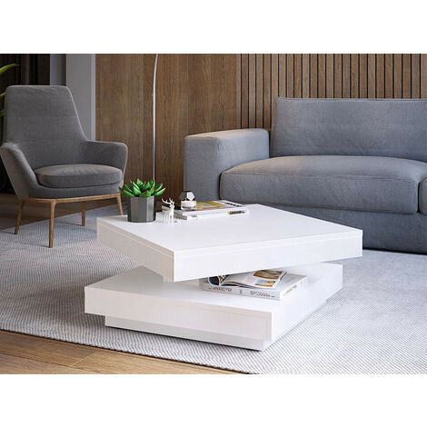 Venprodin - Tavolino - Con Ruote 50X45X45Cm - Bianco | Leroy Merlin