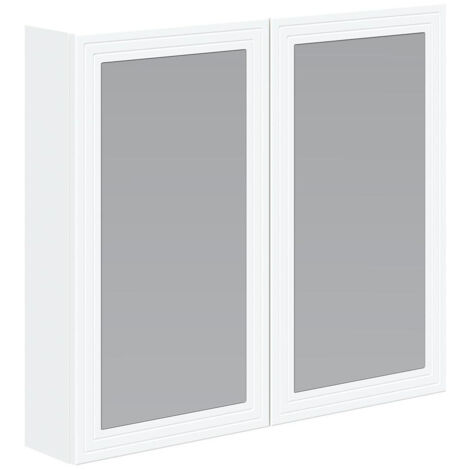 Fundin Armadietto A Specchio Da Bagno 38x65 Cm - Acciaio Inox Con Ripiani Regolabili