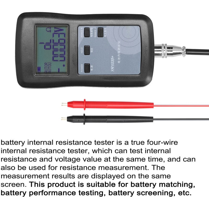 Instrument de test de résistance interne de batterie au lithium