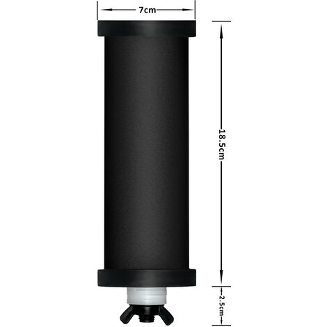 Système de filtre à eau par gravité, seau de filtration d'eau, pour la  préparation aux urgences de camping en plein air à la maison, Argent, sans  support