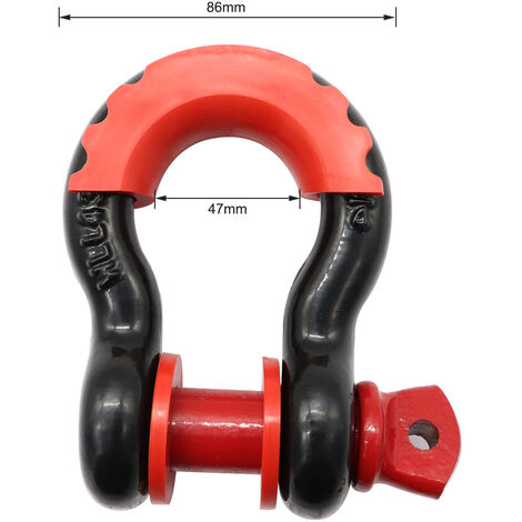 Récepteur D'attelage à Manille Universel 2 Pouces - Acier Haute Résistance, Capacité 13T - Pour Remorquage Et Récupération Véhicule - 3