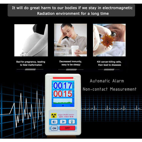 Jadeshay Compteur Geiger Numérique Compteur De Rayonnement Nucléaire