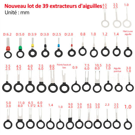 Outil De Démontage Connecteurs électriques - Extracteur Double Tête Pour Mécanique Auto Moto