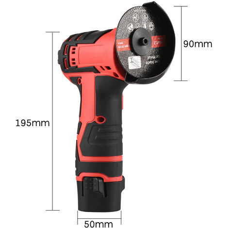 Meuleuse d'angle sans fil PRUMYA - 21V - Disque 125mm - Batterie