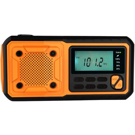 Radio D'urgence, Radio à Manivelle, Radio Solaire, Radio Météo Pour La