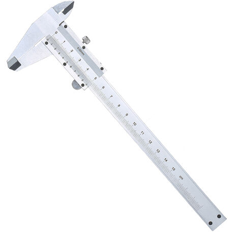 Pied à Coulisse Métallique 0-150 Mm - Précision 0,02 Mm - Acier Carbone - Pour Mesurer Pièces, Bricolage - 11