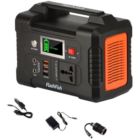 Flashfish S25 Tragbare Powerstation 2000W,1997Wh LifePO4 Batterie,1,8 Stunde Schnellladung,Reine Sinuswellen 230V, USV,Notstromaggregat Akku für Haushaltsreserve,Camping,Energiesparen,Wohnmobil
