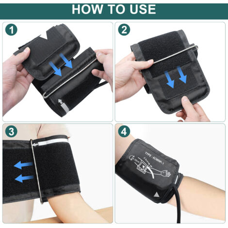 Tensiomètre électronique Portable, Type brassard domestique, sphygmomanomètre avec écran LCD, mesure précise