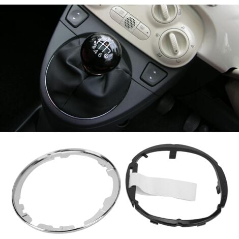 Decdeal Bague de retenue de soufflet de levier de vitesse 71775051 Remplacement pour Fiat 500 500c 2009-2015