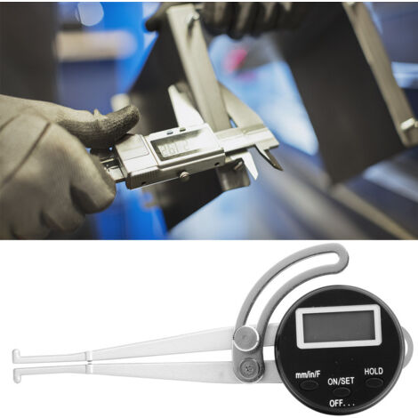 Digitaler Innendurchmesser-Messschieber 12,7–165 Mm, Auflösung 0,01 Mm – Großer LCD, Mit Mm/Zoll-Umschaltung, Legierungssonde