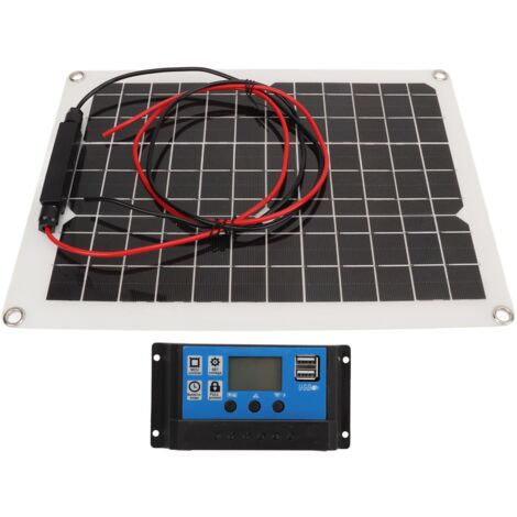 Kit Panneau Solaire 300W 12V/24V Avec Contrôleur 50A IP67 - Pour Camping-car, Camping, Plein Air