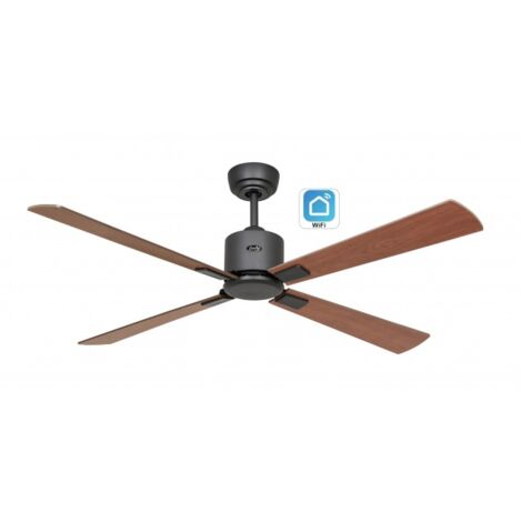Ventilador de techo CasaFan ECO NEO III 132cm con WiFi 952212W motor Gris Basalto/ Cerezo y Nuez (1/5)