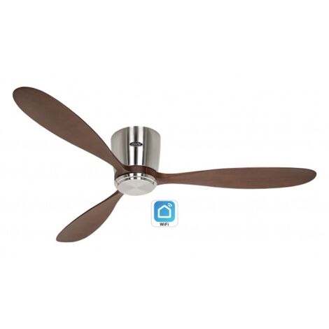 Ventilateur de plafond avec WiFi CasaFan 313288W ECO PLANO WOOD BN-NB