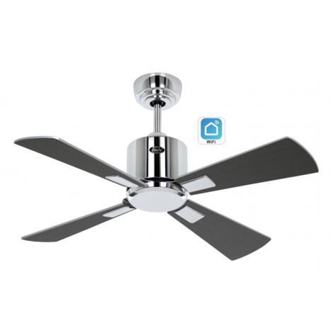 Ventilateur de plafond CasaFan 948041W ECO NEO III 92cm wenge et Argent avec WiFi (1/5)