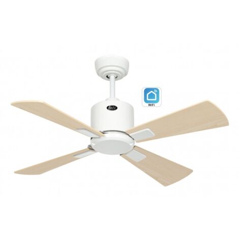 CasaFan 943021W Ventilateur de plafond ECO NEO III 92cm Hetre Blanc Avec Wifi (1/5)
