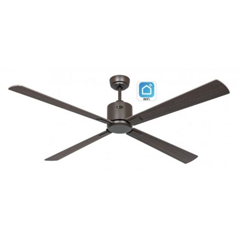 CasaFan ECO NEO III Ventilateur de plafond de 152 cm avec WiFi 949313W Noyer / Noyer & Cerisier (1/5)