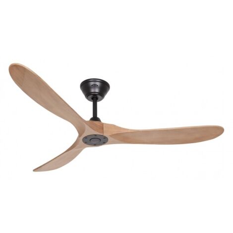 Ventilateur de plafond CasaFan 315236 ECO GENUINO 152cm Moteur noir et pales couleur chene (1/5)