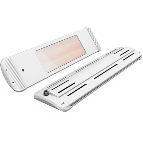 Radiateur infrarouge Aaren 2400 W blanc avec télécommande (1/2)