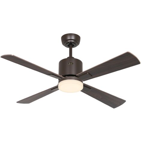 Ventilateur de plafond ECO NEO III 103, Bronze - Noyer/Cerisier, Wi-Fi avec éclairage (1/2)